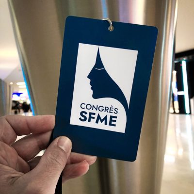 J’ai récupéré mon pass pour ce congrès épatant. Hypnose et esthétique, je vous en dis plus très